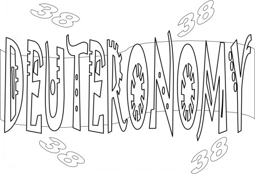 deuteronomy 6 coloring pages